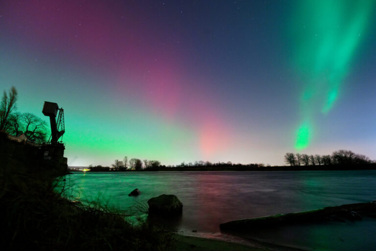 Polarlicht über Dresden Übigau