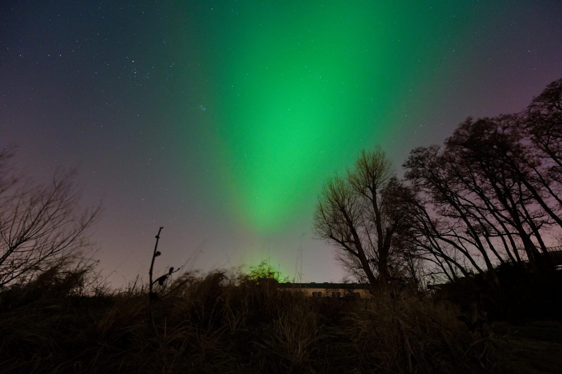 Polarlicht über Dresden Übigau