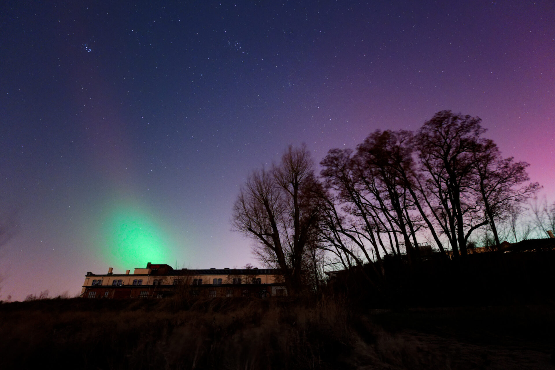 Polarlicht über Dresden Übigau